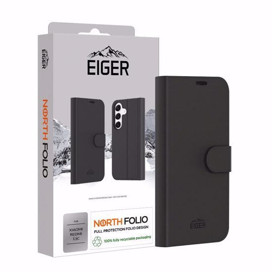 Picture of Eiger Eiger North Folio Case for Xiaomi Redmi 13C in Black