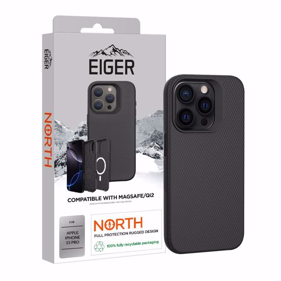 Picture of Eiger Eiger North Magsafe Case iPhone 15 Pro Black